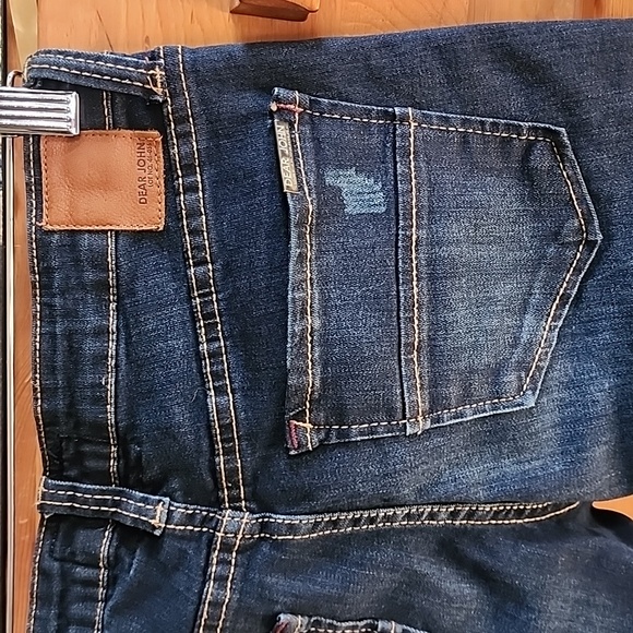 EUC DEAR JOHN: Playback Gotham Comfort Straight Jeans, Dark-wash, Size 26 - Picture 6 of 13